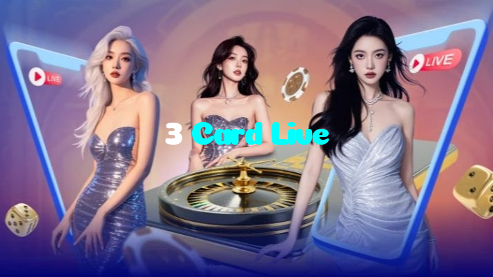 3 Card Live casino presented on mobile device in Pakistan with slots and live games
